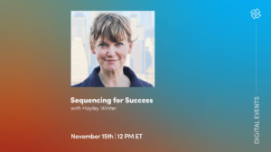 CE Workshop | Sequencing for Success